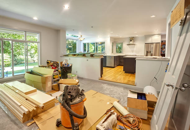 Professional Cabinet Refacing technician working in Roebling, NJ